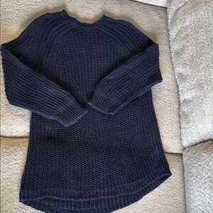 J. Crew Navy Blue Crew Neck Sweater